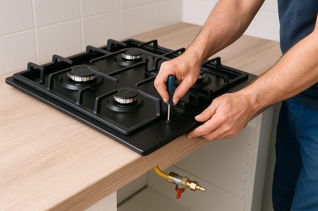 Instalação de Cooktop a Gás​