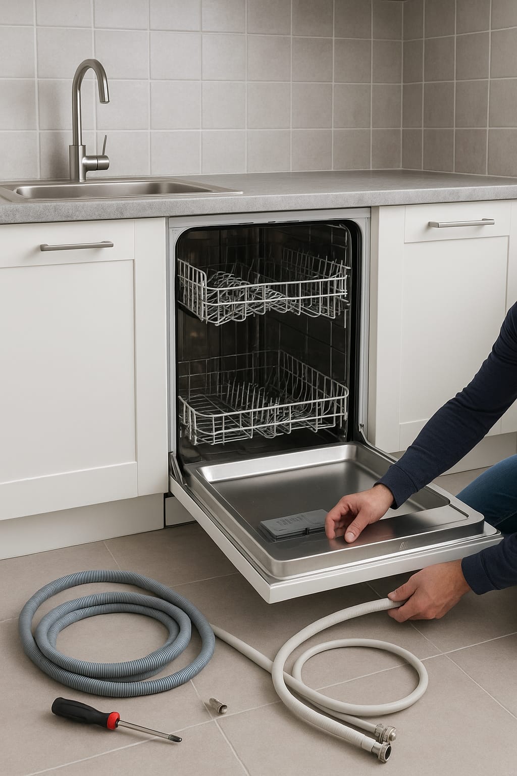 Instalação de lava louça