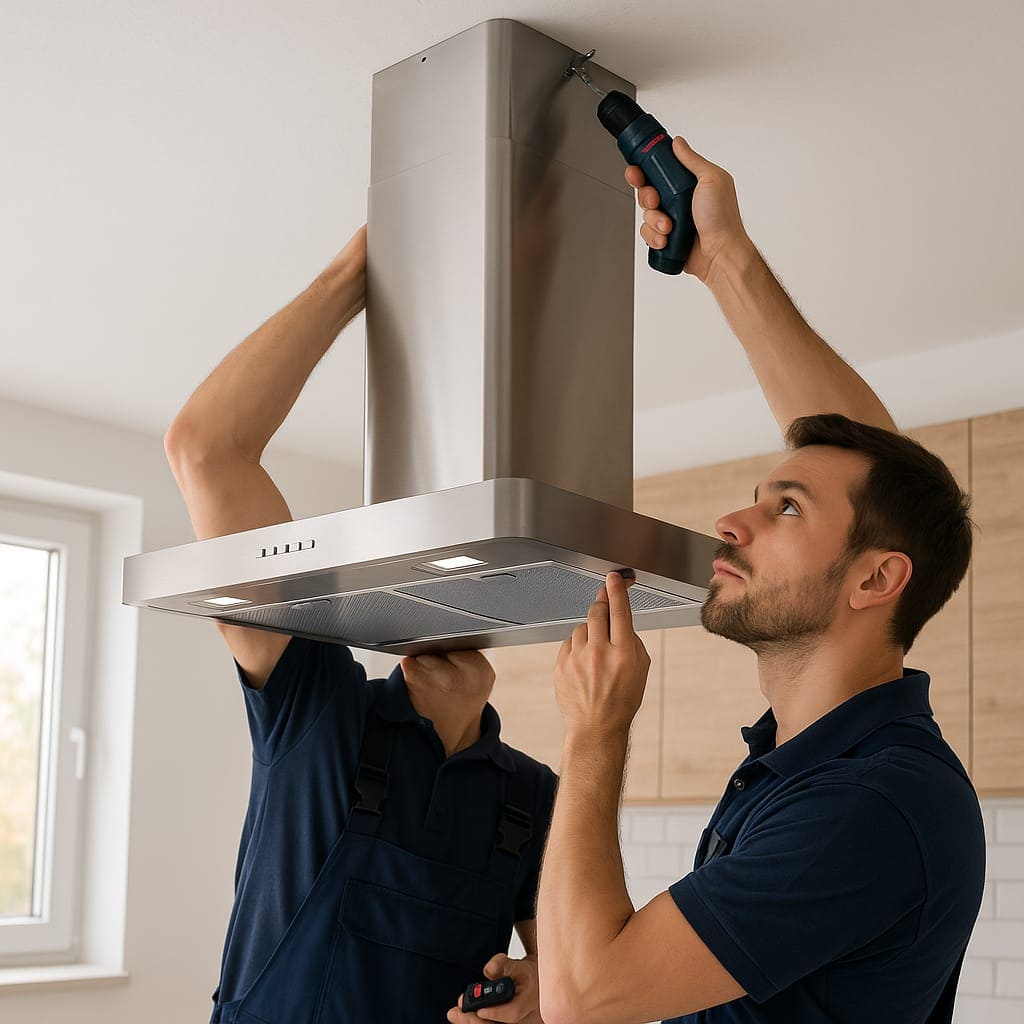 Instalação de Coifa Ilha​