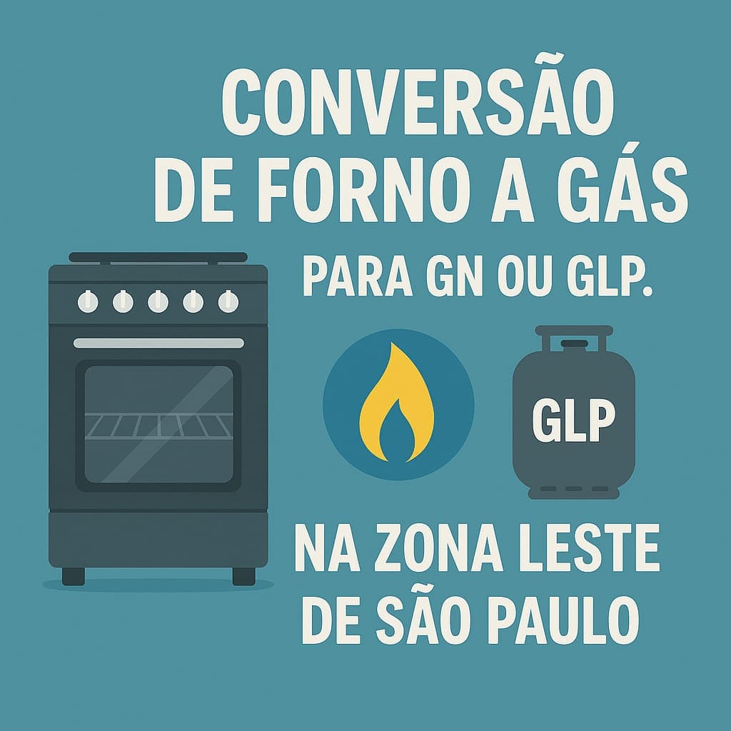 Conversão de Fogão na Zona Leste SP
