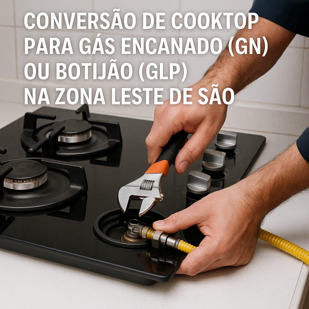 Conversão de Cooktop na Zona Leste SP